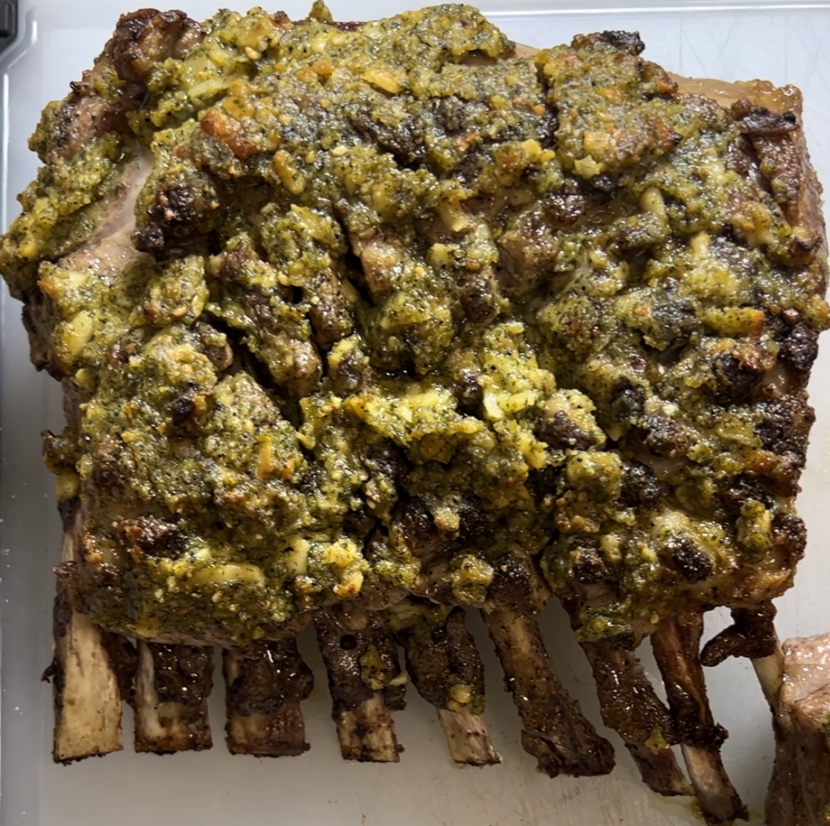 Mint Crusted Rack of Lamb